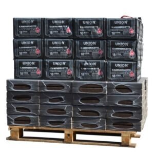 Mixte briquettes de bois 100 % chêne et briquettes de lignite – Palette de 930 kg
