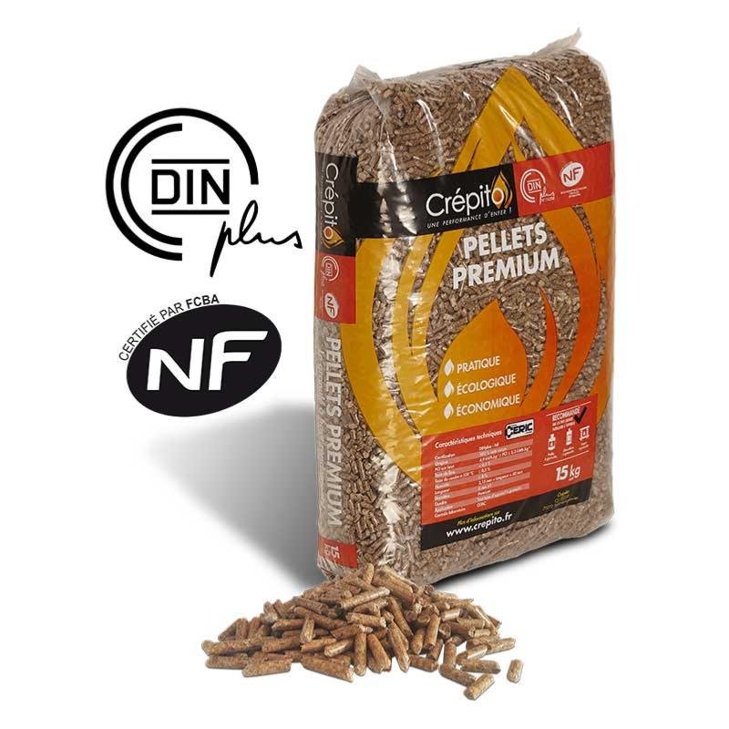 Granulés de bois Crépito – Palette de 72 sacs de 15 kg (1 080 kg) – Image 2