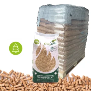 Granulés de bois American Premium – Palette de 84 sacs